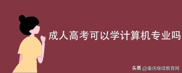 成人高考可以学计算机专业吗？