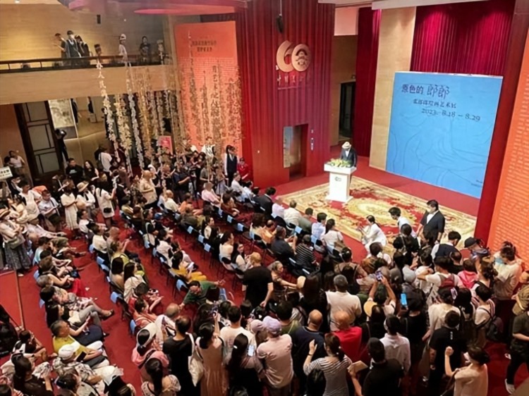 “原色的郎郎——张郎郎绘画艺术展”开幕式于中国美术馆举行