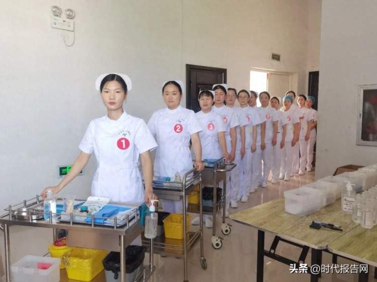 你认真的样子最美！淮滨县人民医院举行2023年护理技能竞赛