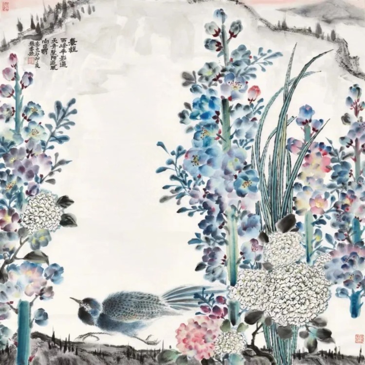 “渔隐佳兴——中国书画五人展”在嘉善云澜湾美术馆举行