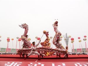 江西南昌非遗展示｜传统舞蹈：青山湖双龙戏珠