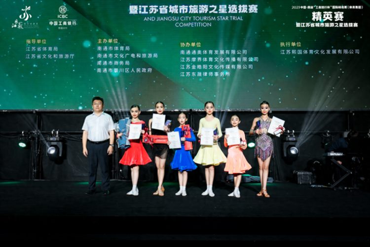 2023年中国南通工商银行杯国际标准舞体育舞蹈网络冠军！