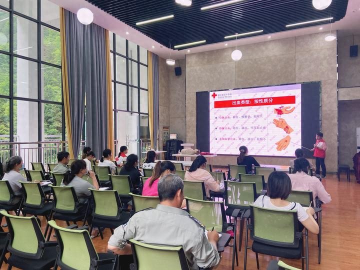 增强应急处置能力 磐安县龙山幼儿园开展现场急救知识培训