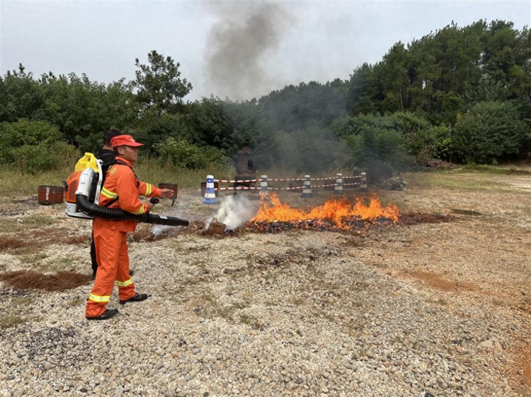 国家队专业指导洪山区森林防灭火培训演练一条龙